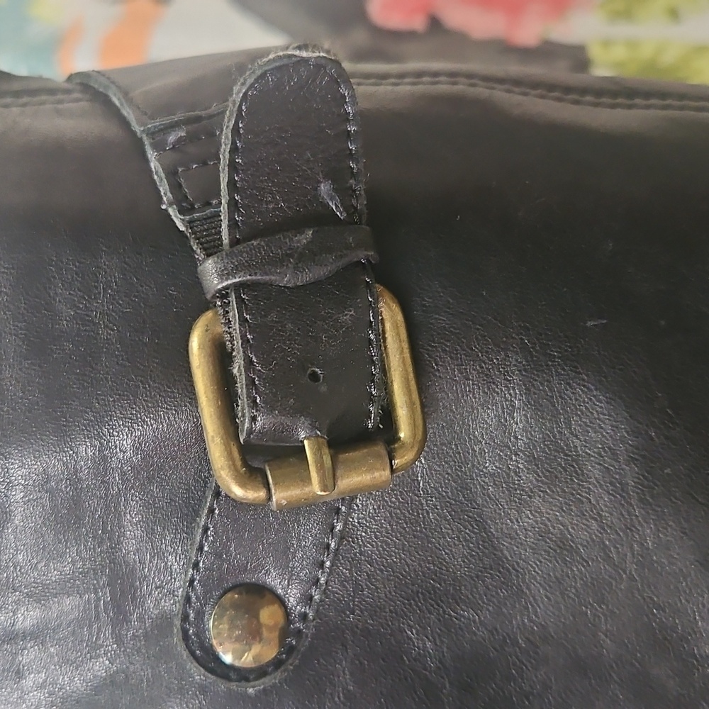 Corso Como Black Leather Boots 1.5" Heel. Buckles Size 9E In Great condition - Picture 15 of 16